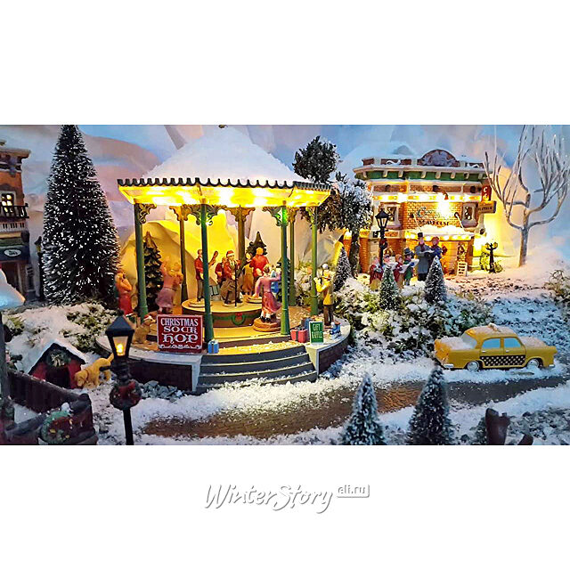 Композиция Карусель - Танцевальный вечер, 25*26*26 см, музыка, движение, подсветка Lemax