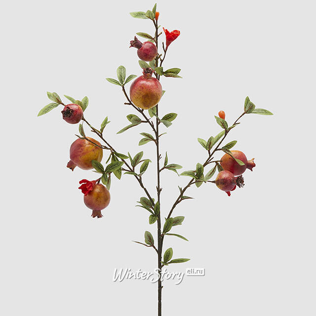 Искусственная ветка Гранат Легрелле 76 см оранжевая EDG