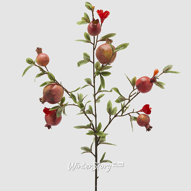 Искусственная ветка Гранат Легрелле 76 см красная EDG