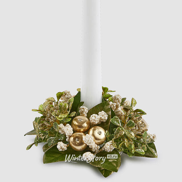 Венок для свечи Gold Apple - Wreath of Abundance 10 см EDG