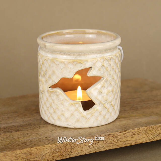 Керамический подсвечник Птичка Джули 9 см Koopman (Купман)