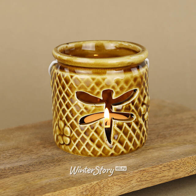 Керамический подсвечник Стрекоза Августа 9 см Koopman