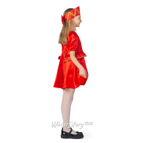 Карнавальный костюм Плясовой Кадриль красный, рост 104-116 см Бока С