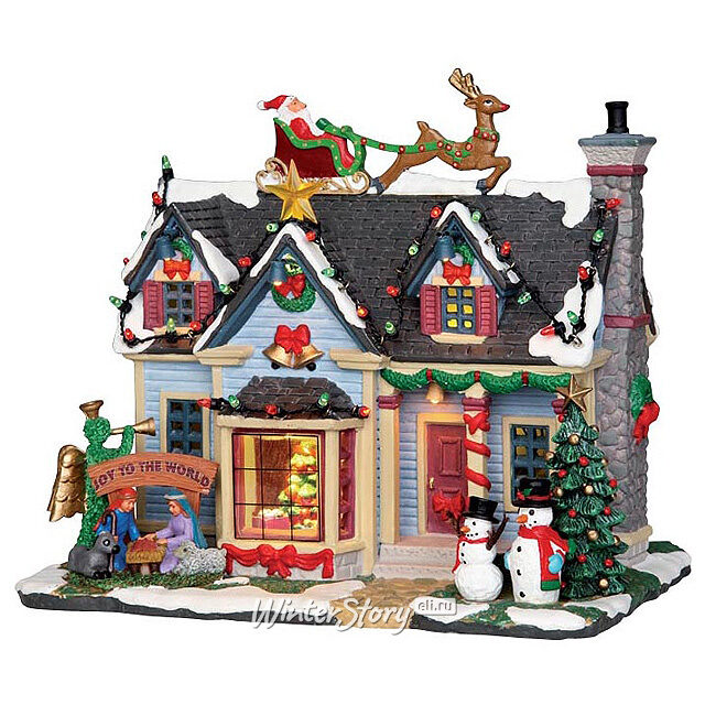 Рождественский Домик Lemax, 18*21*15 см, подсветка Lemax (Лемакс)