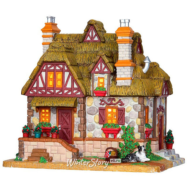 Коттедж в деревенском стиле, 18*19 см, подсветка, батарейки Lemax