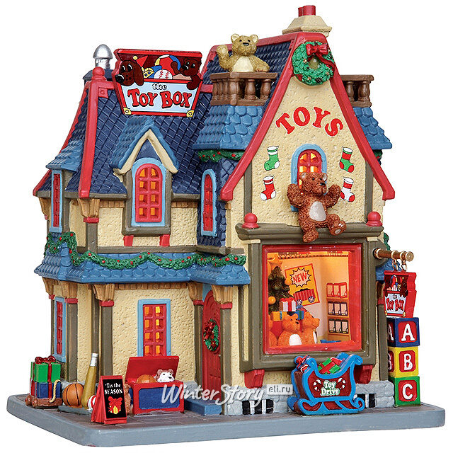 Магазин детских игрушек, 20*18*16 см, подсветка, батарейки Lemax