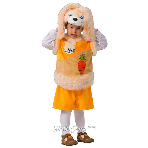 Карнавальный костюм Кролик Лучик, рост 110 см Батик