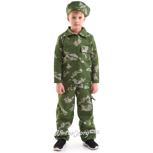 Детский военный костюм Пограничник, рост 140-152 см Бока С