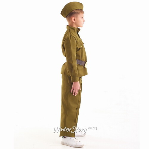 Детская военная форма Солдат в брюках люкс, рост 104-116 см Бока С