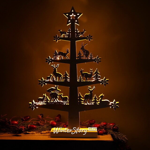 Новогодний светильник Schwarzwald Tree 47 см, 11 LED ламп Star Trading (Стар Трэйдинг)