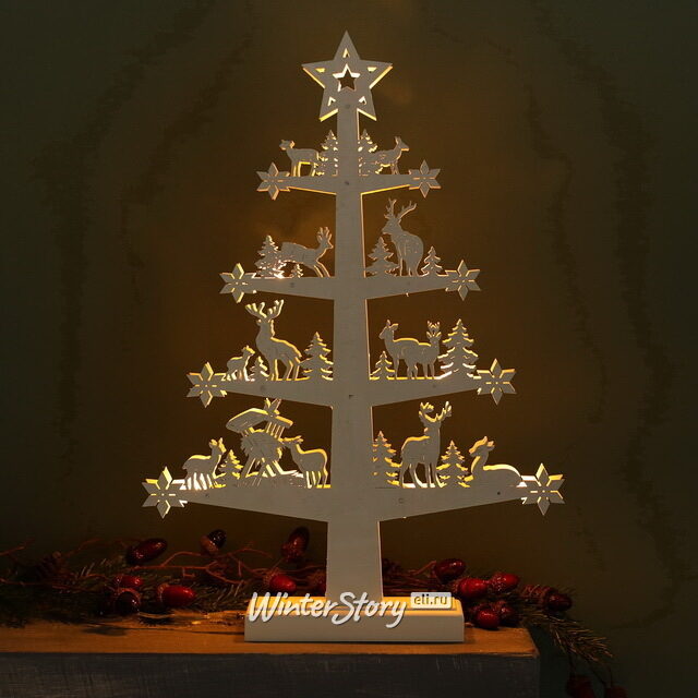 Новогодний светильник Schwarzwald Tree 47 см, 11 LED ламп Star Trading (Стар Трэйдинг)