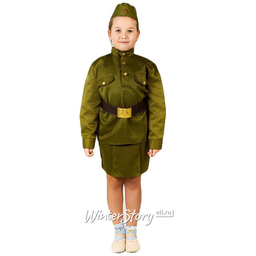 Детская военная форма Солдаточка люкс, рост 140-152 см Бока С