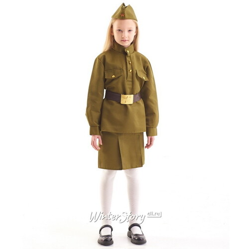 Детская военная форма Солдаточка люкс, рост 104-116 см Бока С