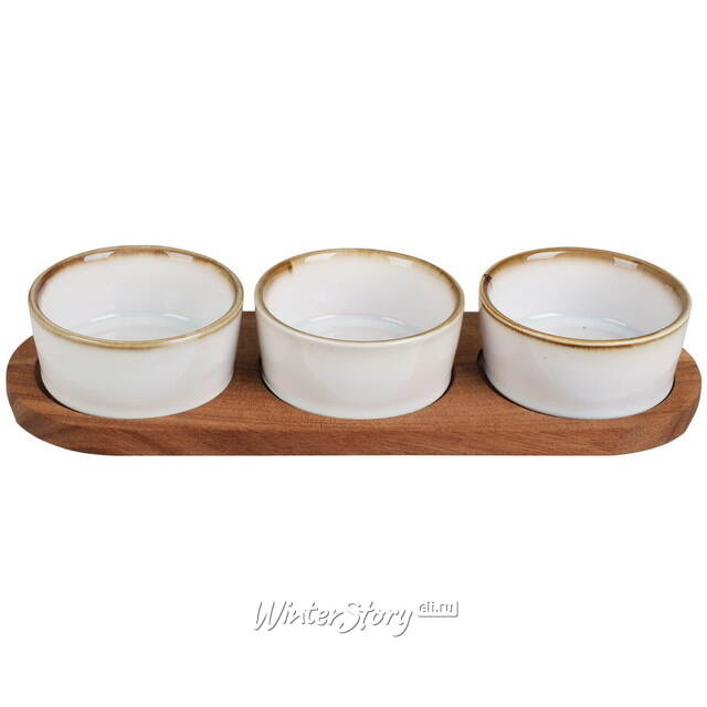 Набор для сервировки Brilly Creme Long 32 см, 4 предмета Koopman