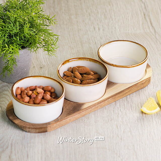 Набор для сервировки Brilly Creme Long 32 см, 4 предмета Koopman