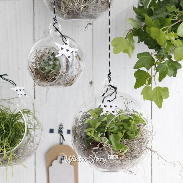 Стеклянный шар для декора Мелоне 14 см Ideas4Seasons (Идеас Фор Сезонс)