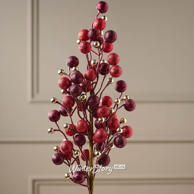 Декоративная ветка с ягодами Эннис: Канун Рождества 60 см Winter Deco