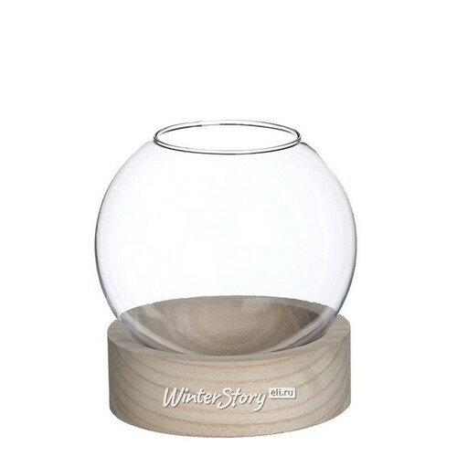 Стеклянная ваза на подставке Эйвери 14 см Ideas4Seasons