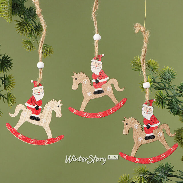 Набор елочных игрушек Рождественские Скачки 7 см, 9 шт, подвеска Breitner