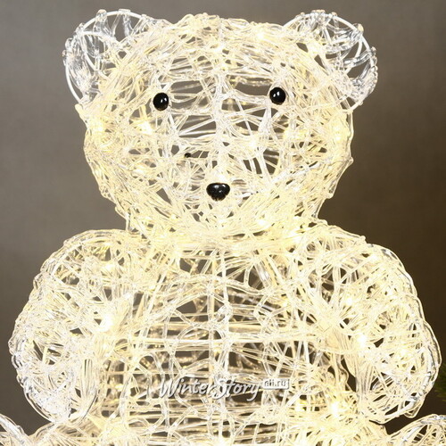 Светодиодный медведь Винни 44 см, 70 теплых белых LED ламп, IP44 Winter Deco