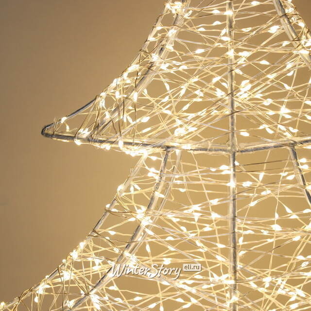Светодиодная фигура Елка Аноретта 45 см, 700 теплых белых микро LED ламп, IP44 Winter Deco