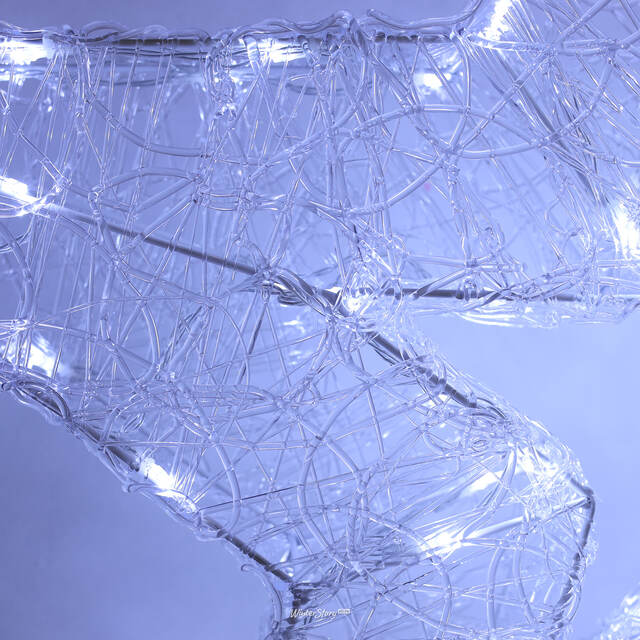 Cветодиодная звезда Селестия 90*10 см, 100 холодных белых LED ламп, IP44 Winter Deco