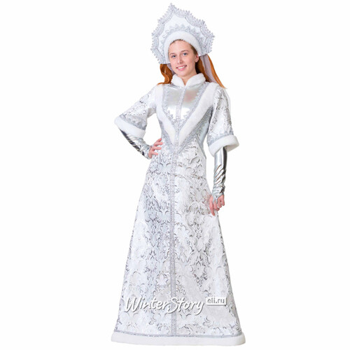 Карнавальный костюм для взрослых Снегурочка Метелица, 46 размер Батик
