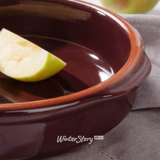 Керамическое блюдо Селена 18*4 см, 650 мл, антрацитовое Koopman