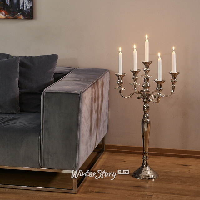 Подсвечник канделябр на 5 свечей Хальфсен 78 см Boltze