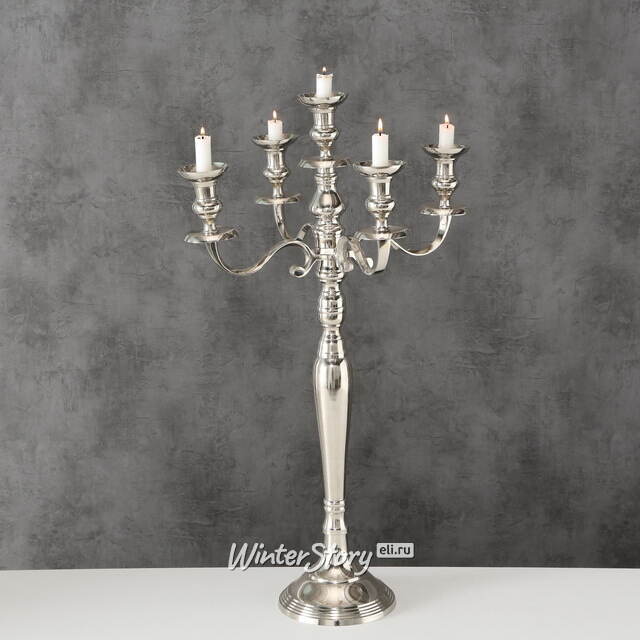 Подсвечник канделябр на 5 свечей Хальфсен 78 см Boltze