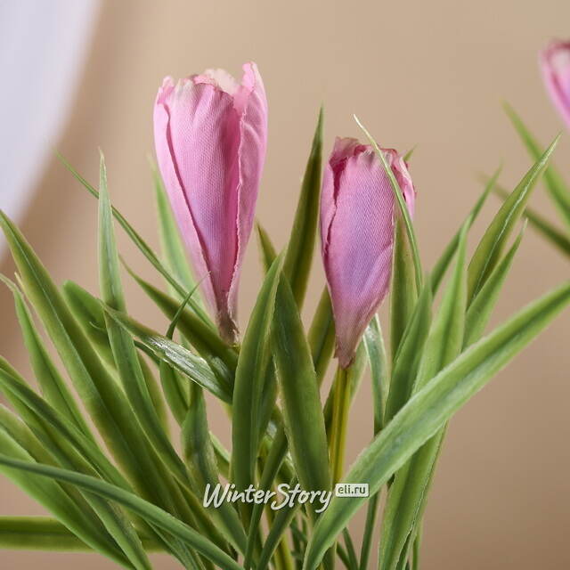 Искусственный цветок в горшке Стейнс: Крокус 21 см Koopman