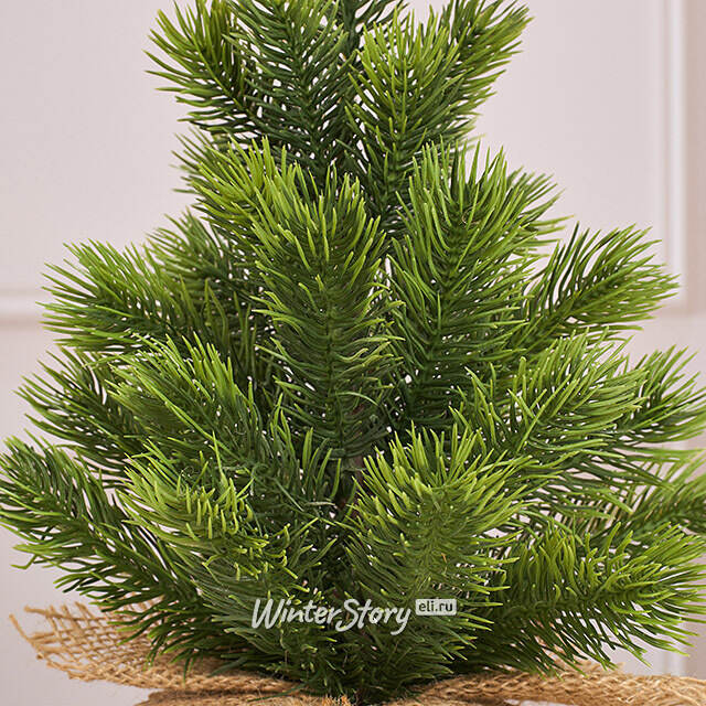 Настольная елка в мешочке Toronto 30 см, ЛИТАЯ 100% Nordic Collection