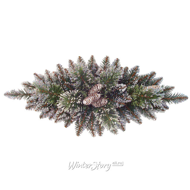 Хвойная композиция Bristle 76 см с шишками, ЛЕСКА + ПВХ National Tree Company