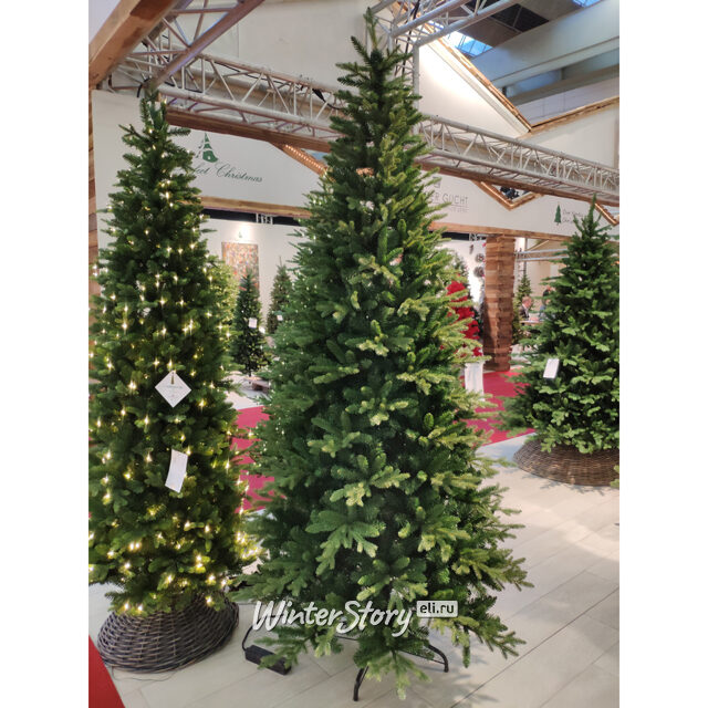 Искусственная зеленая елка Гленридж компактная 183 см, ЛИТАЯ + ПВХ National Tree Company