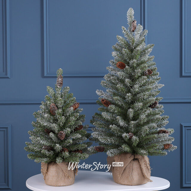 Настольная елка Первые заморозки 61 см, ПВХ National Tree Company