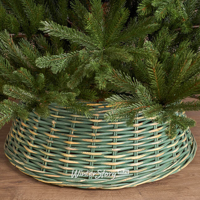 Плетеная корзина для елки Джамберто 65*26 см зеленая National Tree Company (Нейшнл Три Компани)