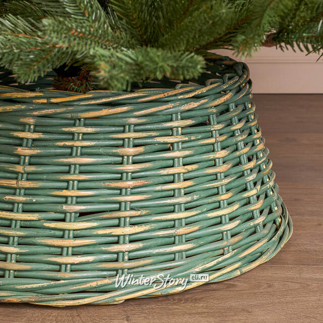Плетеная корзина для елки Джамберто 65*26 см зеленая National Tree Company (Нейшнл Три Компани)