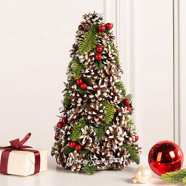 Елка из шишек Пайни 36 см A Perfect Christmas