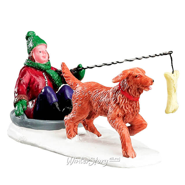 Фигурка Катания с верным другом 8 см Lemax