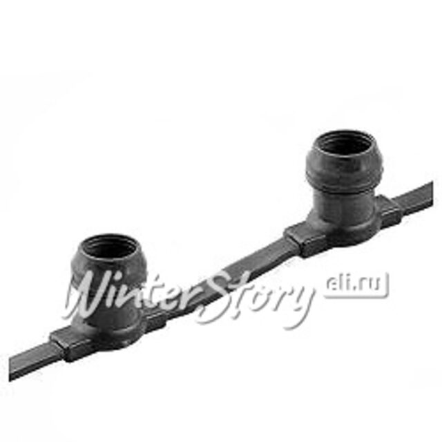 Уличная гирлянда Белт Лайт двужильный 100 м, 2W, шаг 40 см, серый Neon-Night