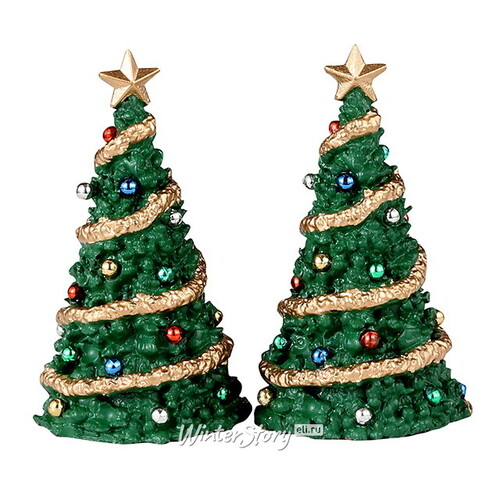 Набор фигурок Рождественская елка 7 см, 2 шт Lemax
