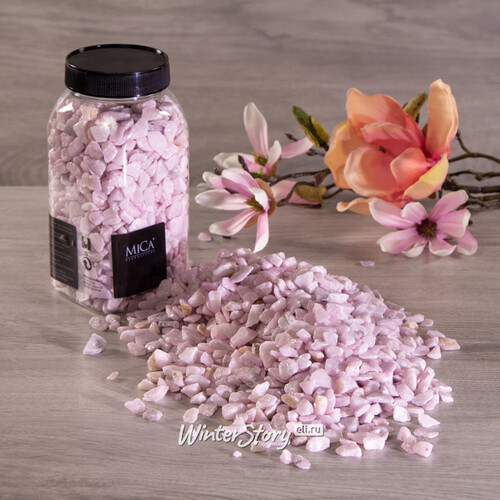 Присыпка Декоративные камешки 1 кг розовые Edelman