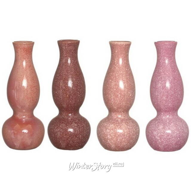 Керамическая ваза Лоренсо 15 см нежно-розовый Ideas4Seasons