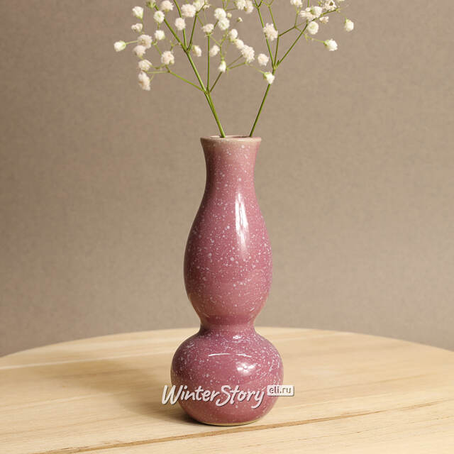 Керамическая ваза Лоренсо 15 см нежно-розовый Ideas4Seasons