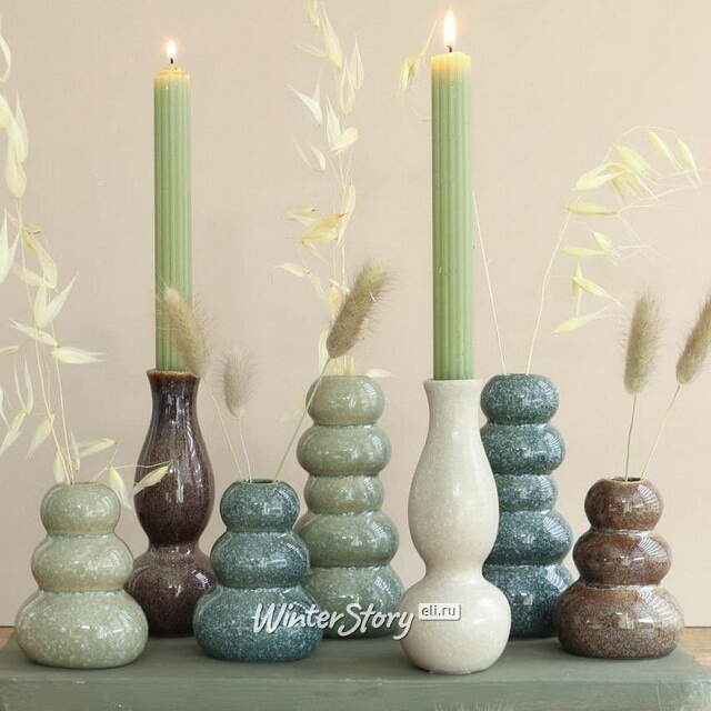 Керамическая ваза Лоренсо 15 см нежно-розовый Ideas4Seasons