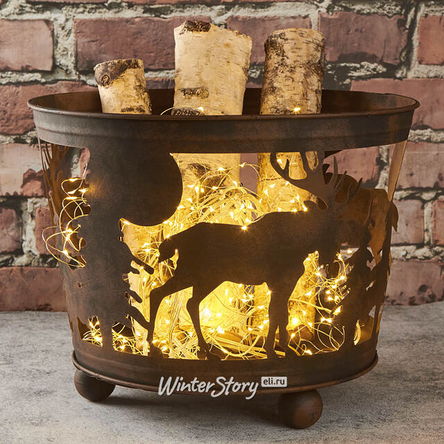 Чаша для костра Лесной Огонек 45 см, металл Kaemingk