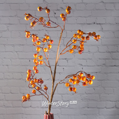 Декоративная ветка Оранжевый Боярышник 102 см Hogewoning