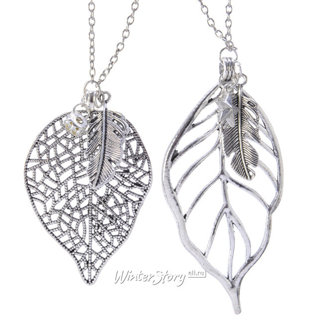 Елочное украшение Резной Листок 9 см, подвеска Kaemingk