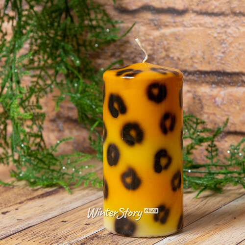 Декоративная свеча Леопардовая 125*60 мм Омский Свечной