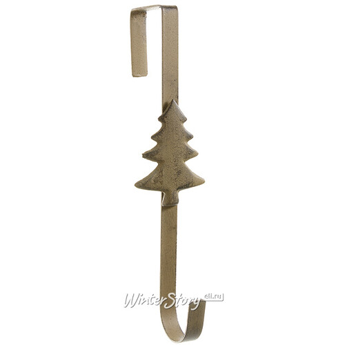 Крючок дверной для рождественских венков 29 см коричневый Kaemingk